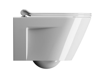 NORM 50/F - Wall-hung ceramic toilet by GSI ceramica - view 3